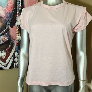 WkndNation size small nwt new plain classic light pink t shirt soft comfy cotton